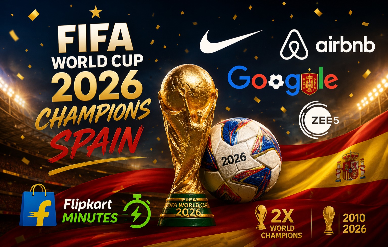 Spain Wins 2026 FIFA World Cup, Beating Argentina 1-0 in Extra Time