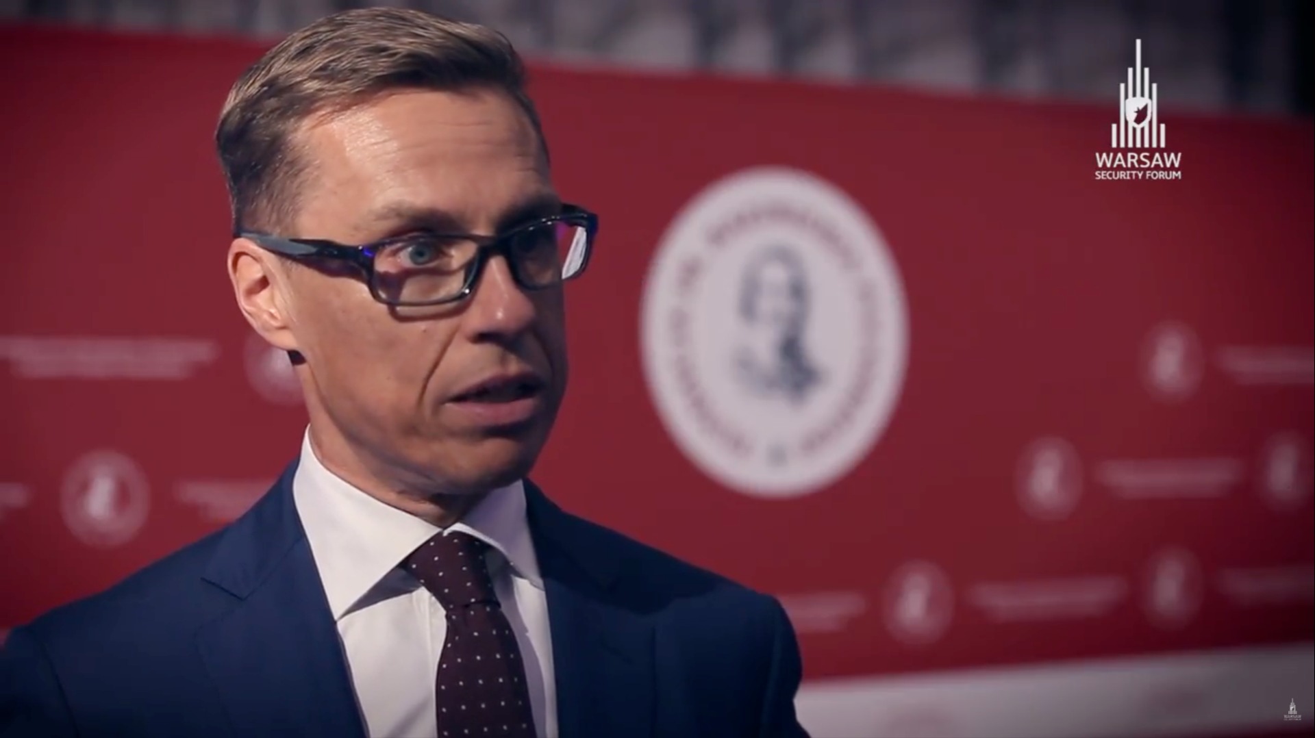 Alexander Stubb on Today's Security Threats and the Warsaw Security Forum